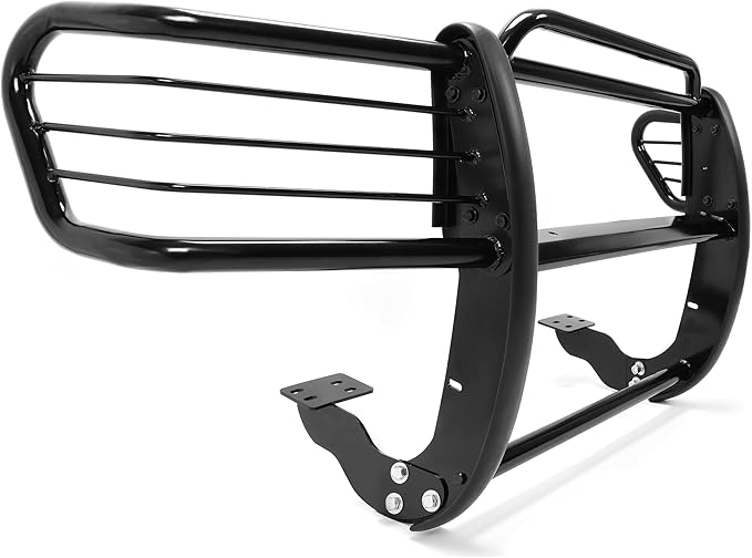 KUAFU Front Grille Guard Compatible with 1996-1998 Toyota 4-Runner 2001-2004 Toyota Tacoma Brush Guard Bumper Protector w/Hardware Steel Powder Coated