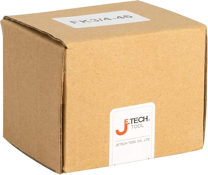 Jetech 3/4" Dr 46mm Impact Socket, Standard Impact Socket with 6-Point Design, Chrome Molybdenum Alloy Steel, Metric