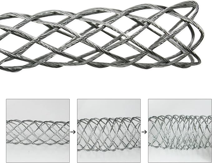 12-15MM Cable Puller Socks Wire Mesh Puller Socks Pulling Grip Mesh Wave Cable Pulling Sock