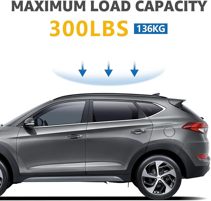 Roof Rack Cross Bars Compatible with Hyundai Tucson SE SEL N Line Limited NX4 2016-2026, Adjustable Aluminum Heavy Duty 300LBS Anti-Theft Lock Cargo Carrier Rooftop Crossbar for Bike,Snowboard,Luggage