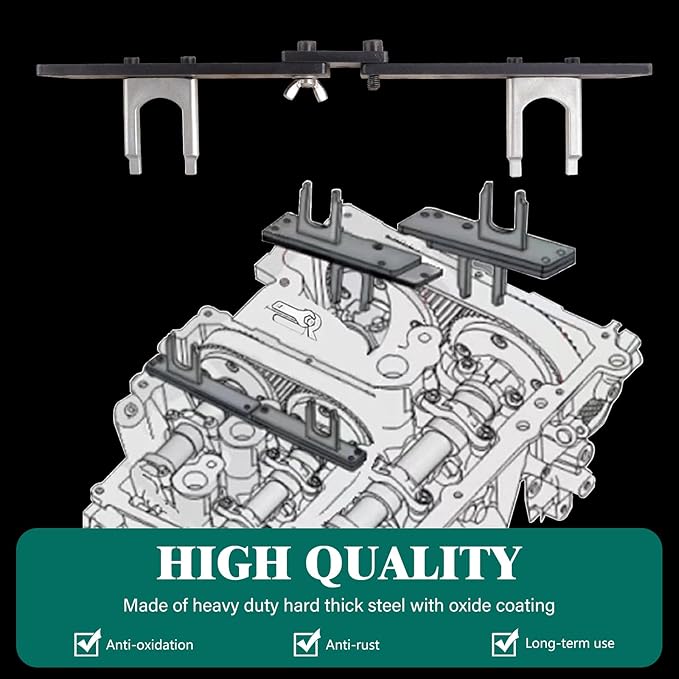 GM Camshaft Timing Tool Kit for 1.0L 1.2L Ecotec Engine, Compatible with Chevrolet Onix and Tracker, Replaces CR490 CR490-A, Includes Flywheel Lock and Crank Pulley Holder with 22mm Socket