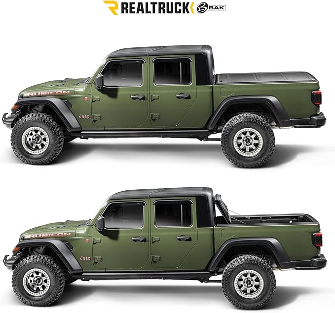 RealTruck BAK MX4 TS Hard Folding Truck Bed Tonneau Cover | 449330TS | Fits 2017-2025 Ford F-250/F-350 Superduty 6' 10" Bed (82")