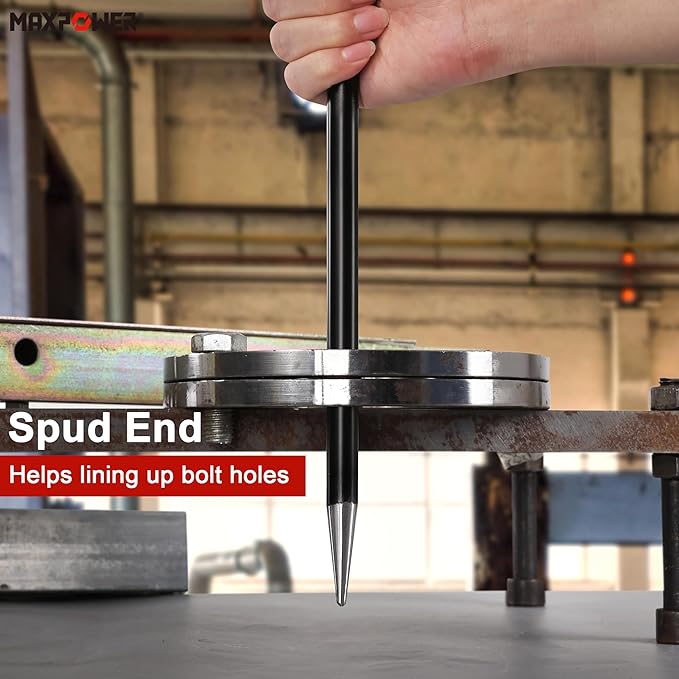 MAXPOWER 3 PCS Rolling Head Pry Bar Set 6 Inch 12 Inch 16 Inch