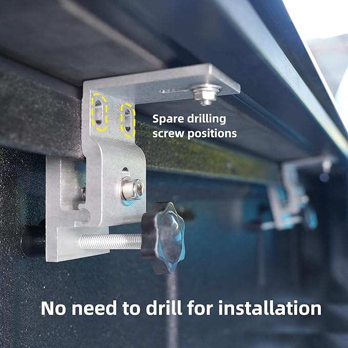 Retractable Hard Tonneau Cover Fits Chevy Silverado & GMC Sierra 2500 3500 HD 2020-2025 6.8 Ft Truck Bed (82.2'') | No Fit Carbon Pro Bed (2020-2025 2500 HD, 6.8 FT)