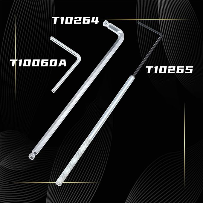 Camshaft Timing Belt Tool Kit, Compatible with VW Audi Tiguan SEAT Skoda Passat Golf 1.6 2.0 TDI Diesel Engine, Replace T10264 T10265 T10060A 3359 T10051 T10490, with Carrying Case & Gloves