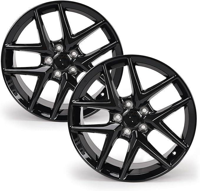 New 18" x 8" Aluminum Alloy Replacement for OE Wheel Rim Compatible with Honda Civic 2016-2024,Gloss Black, PCD 5x114.3, 2 Sets