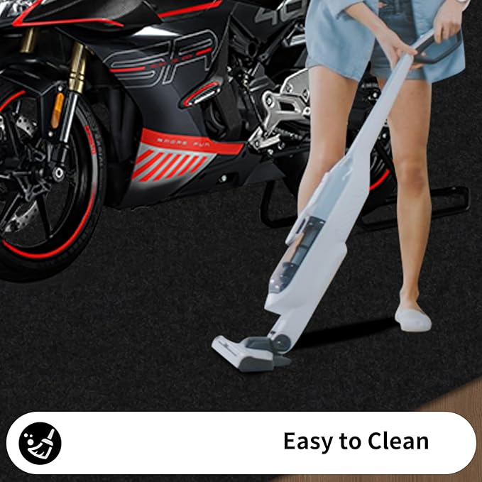 AAIN Oil Spill Mat (36" x 59"), Garage Floor Mat, Absorbent Oil Pad, Premium Maintenance Mat, Waterproof, Protect Garage Surface from Spill & Stain, Reusable, Washable, Durable, Black, 1PCS