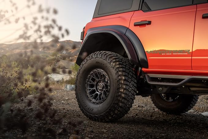 Vorsteiner Offroad VR-605BL 17X9 Coal Black Truck Wheel Set fits Ford F-150/F-150 Raptor/Bronco Raptor 2010+ (5 Wheels Included)