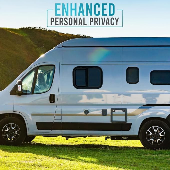 ProFlex RV Horizontal Sliding Window 20" W x 15" H – Heavy Duty Ultra Thick 5mm Tempered Glass, RV Camper Windows Replacement with Trim for 1-1/2’’ Wall Thickness – Easy Installation, DOT Certified