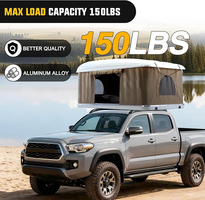 Nilight Roof Rack Cross Bars Fit for Toyota Tacoma Double Cab 2005 06 07 08 09 10 11 12 13 14 15 16 17 18 19 20 21 2022 2023 Aluminum Car Crossbars for Cargo Carrier Luggage Bike Kayak Tent Snowboard