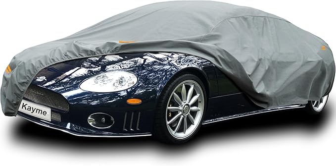 Kayme Heavy Duty Car Cover Custom Fit Spyker C8 (2009-2025) Waterproof All Weather for Automobiles, Full Exterior Covers Sun Rain UV Protection.（Deliver About 3-10 Days）