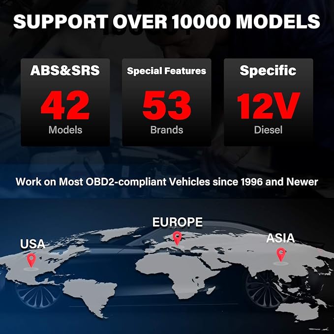 Launch CR629 OBD2 Scanner 2025 Scan Tool with Reset Oil/BMS Service+Live Data, Professional Mechanic Full OBDII Diagnostic Code Reader for Read/Clear DTCs Lifetime Free Update