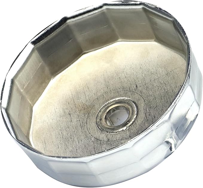 84mm 14Flutes Oil Filter Wrench Compatible with Mercedes Benz Jeep Dodge 3.0L Diesel Engines Oil Filter Socket Oil Filter Cap Housing Removal Tool for Oil Changing