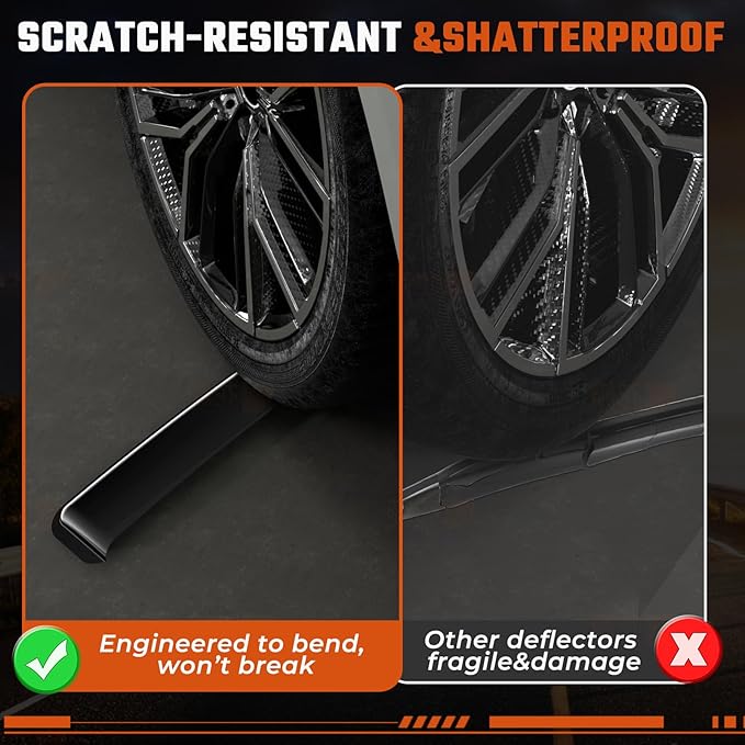 Rain Guards Compatible with Hyundai Tucson 2022 2023 2024 2025 Tape-On Side Window Deflectors Out-Channel Rain Guard Black - 6 PCS