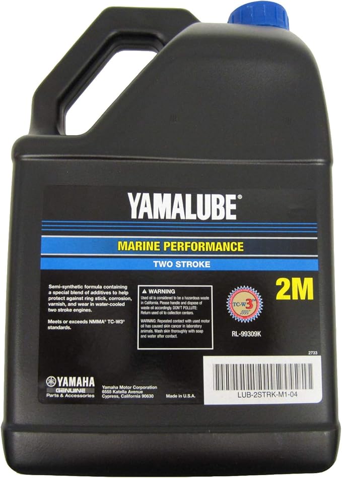 Yamaha Yamalube Outboard 2M Marine 2-Stroke OIl- 1 Gallon, #LUB-2STRK-M1-04