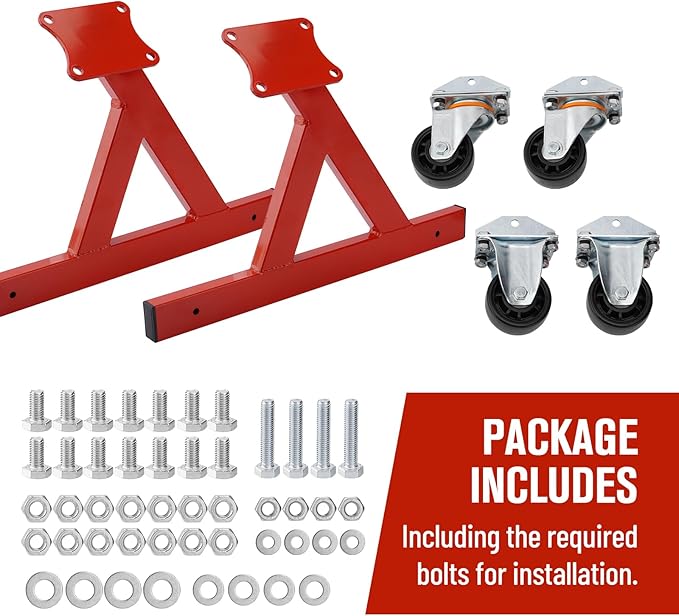 SPARKWHIZ Chevy V8 LSX Rolling Engine Storage Stand with Casters