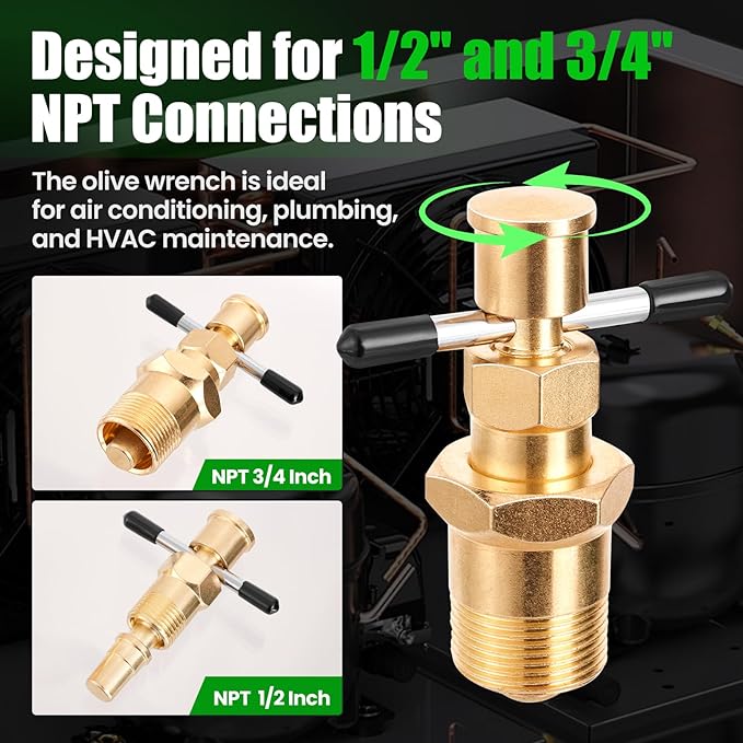 Super Stars Olive Removal Tool for 1/2 and 3/4 in NPT Compression Sleeve – Heavy Duty Ferrule Puller for Plumbing Repair