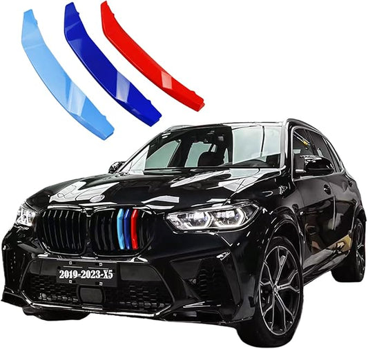 Automotive Grille Inserts compatible with BMW X5 G05 2019-2023 7-Beam only(not for dual style grilles),Front Grill Accessories