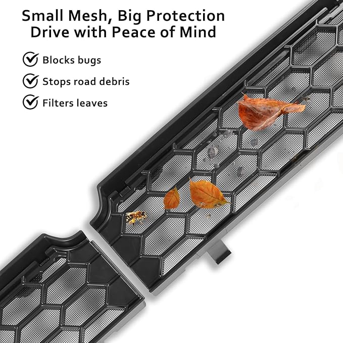 Grill Mesh Insert for Tesla Model Y Juniper 2025 2026 Car Lower Bumper Segmented Net, Front Air Inlet Vent Grille Grid Cover for New Model Y Juniper Launch Series Accessories