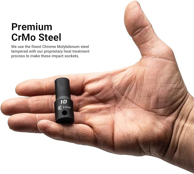 Capri Tools 3/8 in. Drive 14 mm Semi-Deep Impact Socket