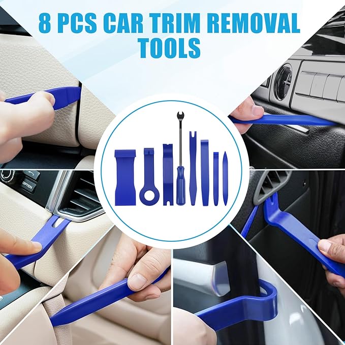 142PCS Car Dent Puller Kit,Car Paintless Dent Remover Tool Kit with LED Light Board,T-bar Slide Hammer & Bridge Puller & Suction Cup,Dent Repair Kit for Remover Auto Body Hail Damage Large Small Dent