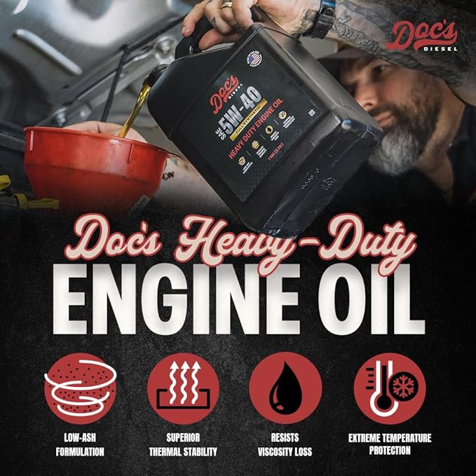 Doc's Diesel 5W-40 Full Synthetic Heavy Duty Diesel Oil DOCS5W40 | 1-Gallon