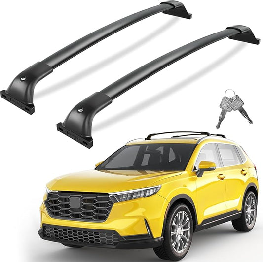Tuyoung All Aluminum Roof Rack Cross Bars Fit for 2023-2026 Honda CRV CR-V & CRV Sport Hybrid, 260lbs Lockable Heavy Duty Crossbar Roof Rail Rooftop Skiboard Canoe Kayak Bike Cargo Luggage