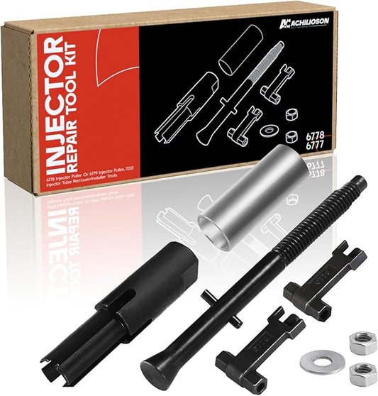 6778 Injector Puller & 6779 Injector Puller, 7222 Injector Tube Remover/Installer Tools for GM 6.6L Duramax Diesel,Compatible with GM Duramax Injector Repair Tool Kit,Replace J-44639,J-4659,J-45910