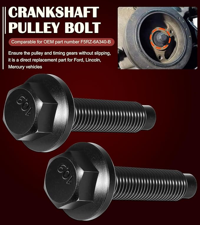 Timing Belt Tools Set for Ford 4.6L, 5.4L & 6.8L 3V Engines, Including Cam Phaser Holder Tool, Timing Chain Locking Wedge Tool, Valve Spring Compressor Tool, Crankshaft Positioning & Pulley Bolt Tool