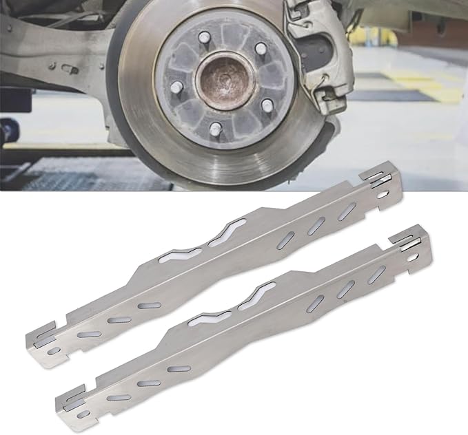 2PCS Heavy Duty Wheel Alignment Tools, Alloy Steel Wheel Alignment Plates, with Hanging Hole Wheel Hub Locating Tool Set for Motorcycles, UTV, ATV and Other Vehicles