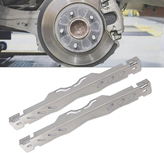 2PCS Heavy Duty Wheel Alignment Tools, Alloy Steel Wheel Alignment Plates, with Hanging Hole Wheel Hub Locating Tool Set for Motorcycles, UTV, ATV and Other Vehicles