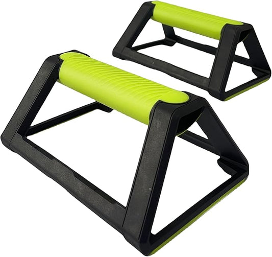 Push-up Bracket Triangular Stable Support Design, Wrist Protection with Anti-slip, Enhances Workout Depth, Suitable for Home Fitness(1 PAIR)
