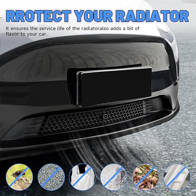 Grille Mesh Insert for Tesla, Model Y 2025 &Front Grille Mesh Inserts for New Model Y Accessories No Sticker Needed and Detachable Version