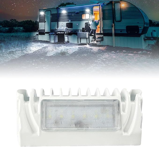 5 inch RV LED Exterior Lights 12 Volt Exterior RV Lights, Led RV Porch Light 750 Lumen White Lighting Fixture Kit Replacement for RVs Trailers Campers