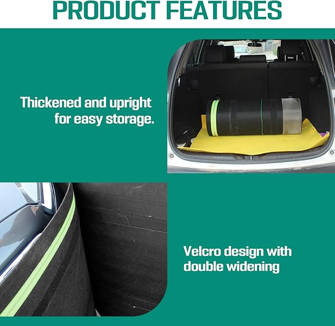 Rv Skirting for Travel Trailer Rv Skirt Iron Mesh at The Bottom Rv Covers, Easy Installation Skirting for Mobile Home Exterior, Rv Winter Skirting Thickening (38 in Tall, 85 FT)