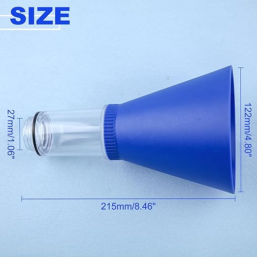 Locking Oil Funnel Engine Oil Funnel Oil Filter Funnels Oil Change Tools Threaded Locking No-Spill Tool Screws Directly Into Filler Fast and Easy Oil Change with No Mess