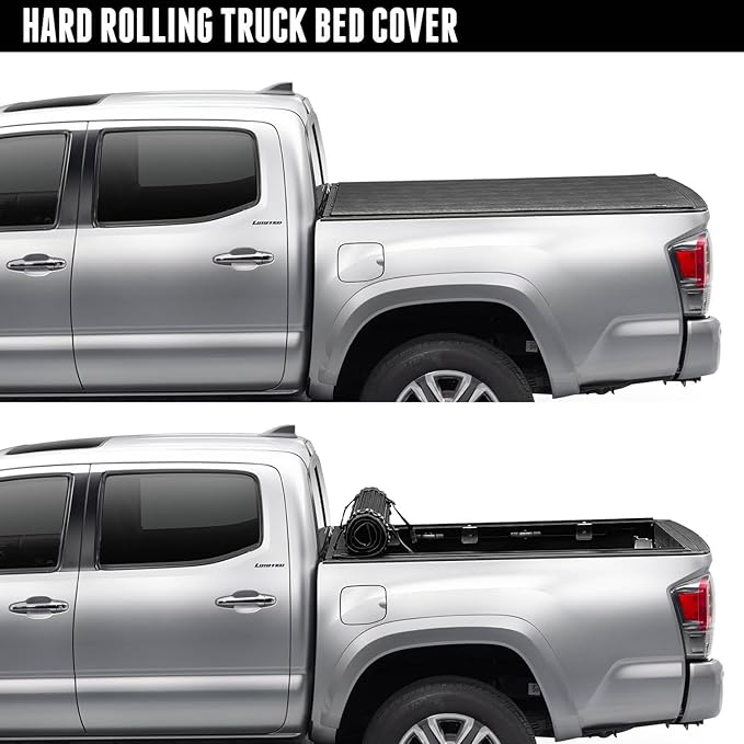 RealTruck TruXedo Sentry Hard Rolling Truck Bed Tonneau Cover | 1579101 | Fits 2017 - 2024 Ford F-250/350/450 Super Duty 6' 10" Bed (81.9")