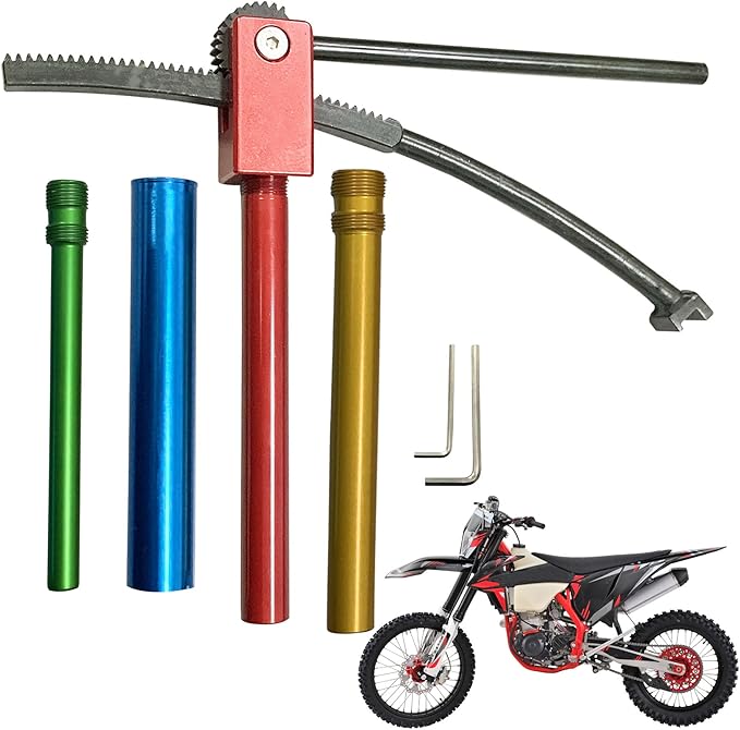 Dirt Bike Tire Changing Tool Kit for Enduro and Motocross Dirt Bike Tire Changer for 16" - 21" Wheels,15 mm to 25 mm Axles (Replace Original Tires)
