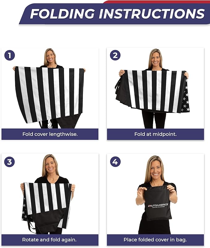 AUTOAMERICS Windshield Snow Cover - Windshield Cover for Ice and Snow - Waterproof Shield Window Protector for Car Truck SUV