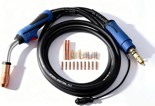 Heavy Duty Mig Gun 10ft Replacement for Miller Millermatic 200/210/211/212/250/251 Welder M25 with tips (tip .030)