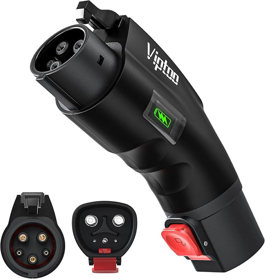 Adapter for Tesla to J1772 Adapter, Compact with Light Indicator, Compatible with Tesla Wall/Mobile/Destination Chargers, Converts Tesla to J1772 for Non-Tesla EVs (for J1772 EVs Only)
