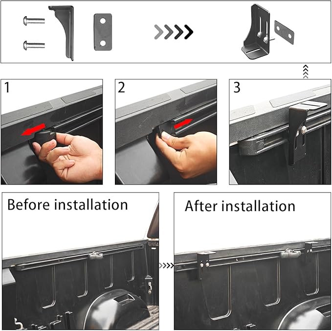 Retractable Truck Bed Tonneau Cover Compatible with 2016 2017 2018 2019 2020 2021 2022 2023 2024 2025 Tacoma (5'/60") Retractable Hard Truck Bed Cover Password Lock