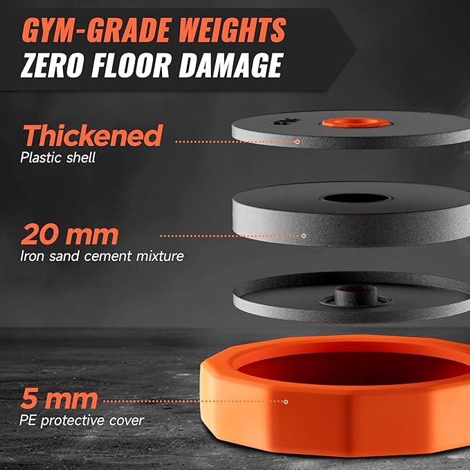 Adjustable Dumbbell Set (25/45/65lb) | Double Reinforced Locking | 5-in-1 Free Gym Weights Used as Barbell, Kettlebells, Push up Stand for Home Men Women