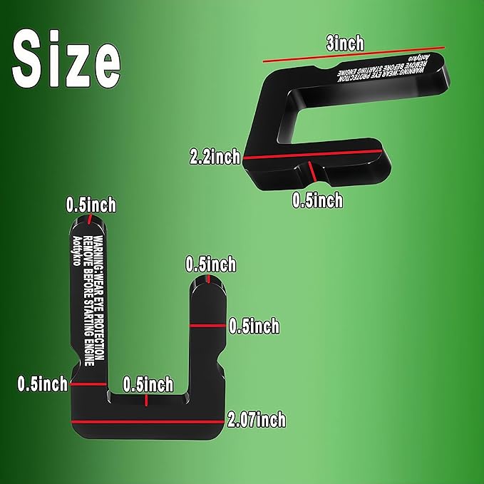 59560 Stretch Belt Tool for GM 5.3.L, 6.2L & 6.6L Gas Engines, Suitable for Main Drive Pulleys,A/C Pulley,Double Sided Design (2PCS)