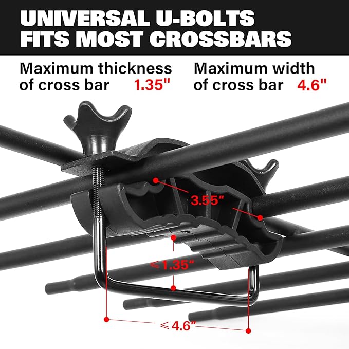WEIZE Heavy Duty 64"x 39" Roof Rack, Rooftop Cargo Carrier Basket with Waterproof Bag, Tie Down Strap & Net, Car Top Luggage Holder for SUV, 200lb Capacity, Steel Construction