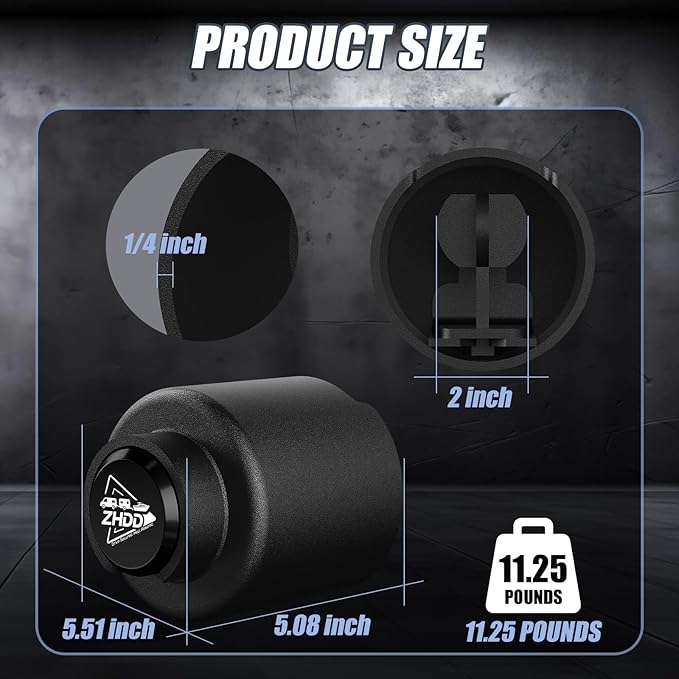 2 5/16 Inch Trailer Hitch Lock - 2516 Heavy Duty Anti Theft Lock Secures Ball Coupler and Safety Chains for RV,Boat,Dump,Cargo and Camper Trailers (Black)