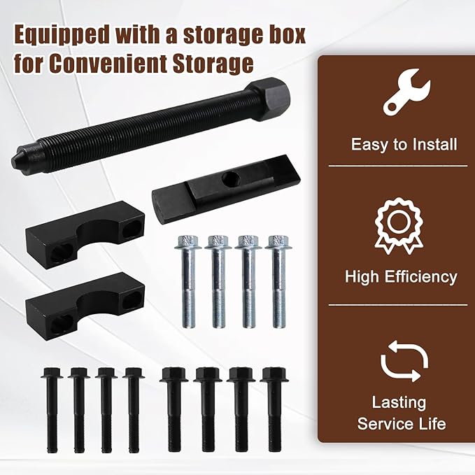 RULLINE Commercial Heavy Duty 60050 Yoke Puller for Semi Trucks, Compatible with Class 6-8 Transportation Trucks & Equipment – Model 10803