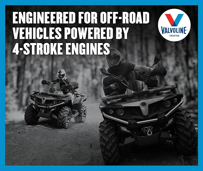 Valvoline 4-Stroke ATV/UTV SAE 10W-40 Motor Oil 1 QT, Case of 6