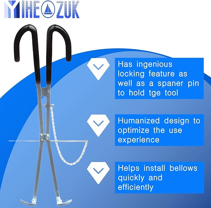 91-45497A1 Exhaust Bellows Expander Tool for MerCruiser Sterndrive Alpha Gen 1 2 Bravo 1 2 3 Blackhawk MC-1 R-MR Engines 91-8M096108 18-9847