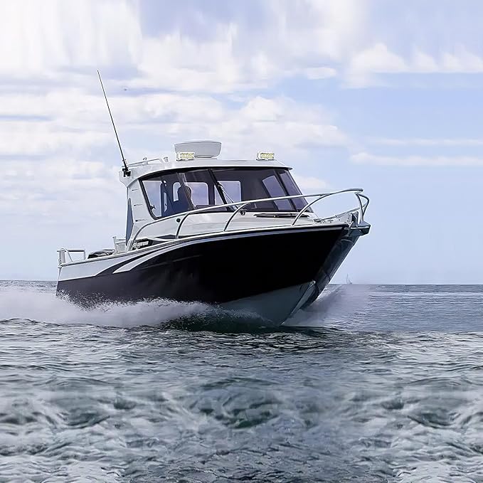 Nilight Marine LED Light Pods Navigation Lights 2PCS 6.5 Inch White Spot Flood Combo Ponton Boat Deck Dock Lighting for Night Fishing T-top Stern Yacht Port Sailboat Trucks Tractors